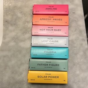SOLD*Phlur 2ml ameline/apricot/notyourbaby/lost cause/phloria/fatherfigure/solar